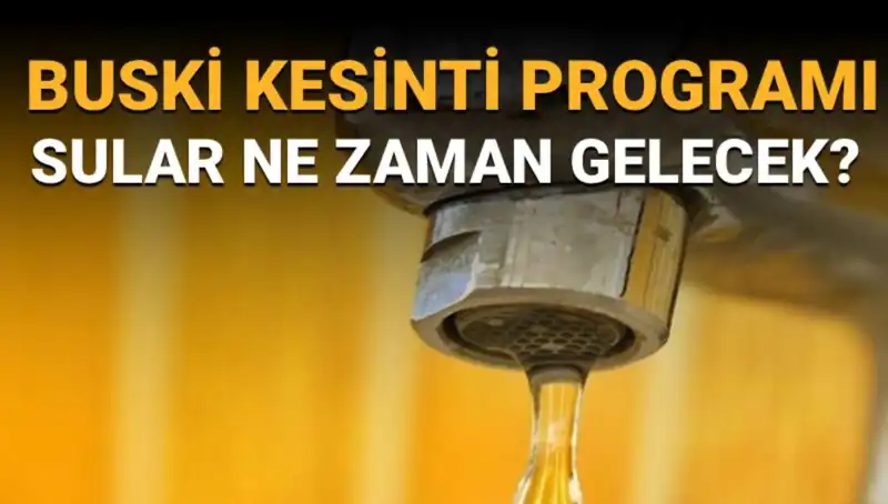 Bursa Nilüfer'de Su Kesintileri: BUSKİ'nin Planı ve Gelişmeler
