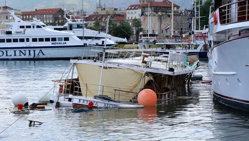 Hırvatistan’da Fırtına ve Şiddetli Yağış: Feribot Kazası Sulara Gömmüş Olabilir