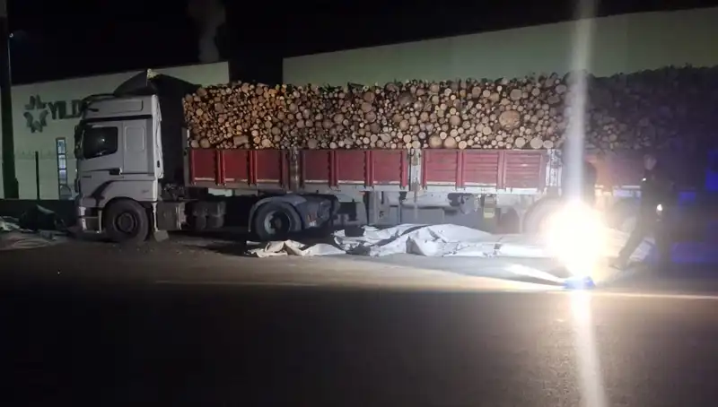 TIR Sürücüsüne Otomobil Çarptı: Brandayı Toplarken Yaşanan Kaza