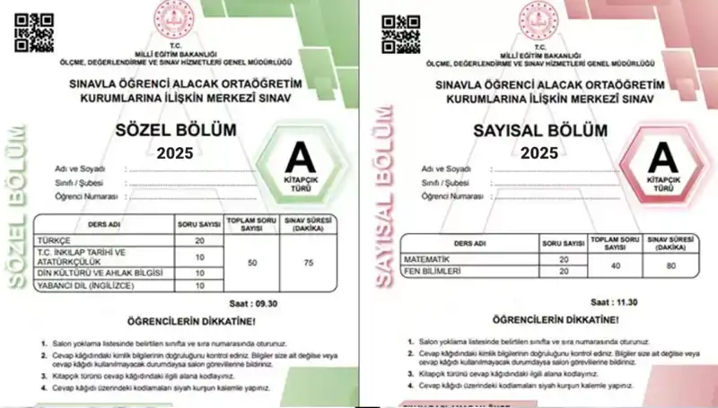 LGS 2025 Soru ve Cevap Anahtarı Yayımlanma Tarihi Belli Oldu!