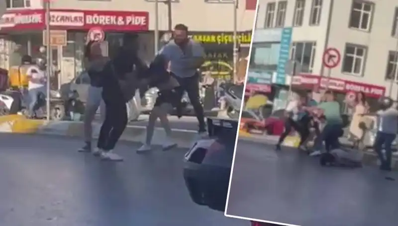 Esenyurt’ta Motosikletli Kadınlara Yapılan Saldırı Şok Etti!