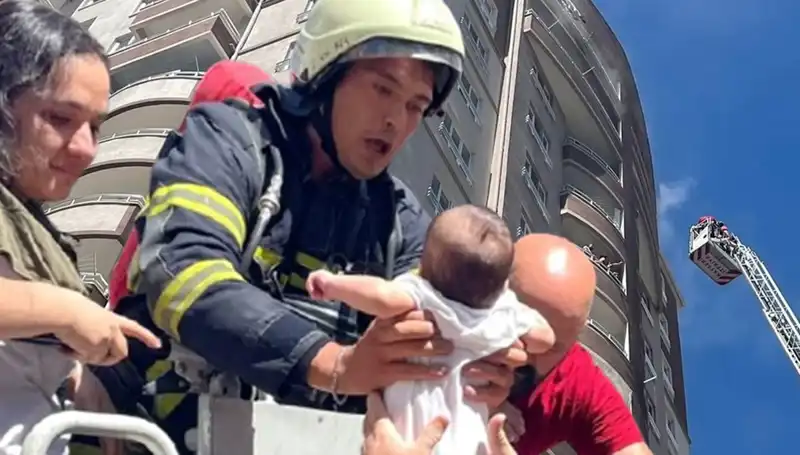 Kayseri'de 14 Katlı Binada Korkutan Yangın: Sakini Ne Olacak?