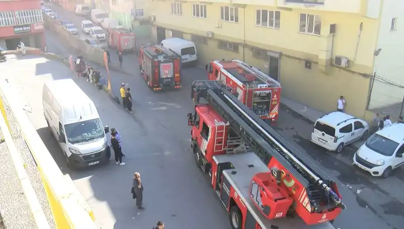 İstanbul'da Tekstil Atölyesinde Büyük Yangın: Can Kaybı Yok, Hasar Büyük!