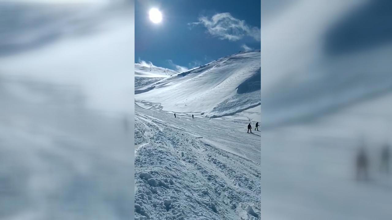 Palandöken’de Çığ Düştü: Kayakçılara Kapalı Alan Tehlikede