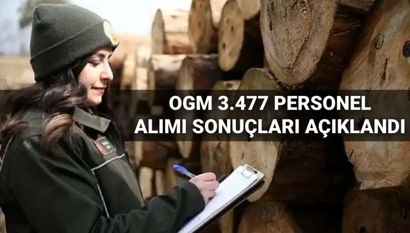 OGM 2025 Personel Alım Sonuçları: Şoför ve Temizlik Sınavı Sonuçları Açıklandı