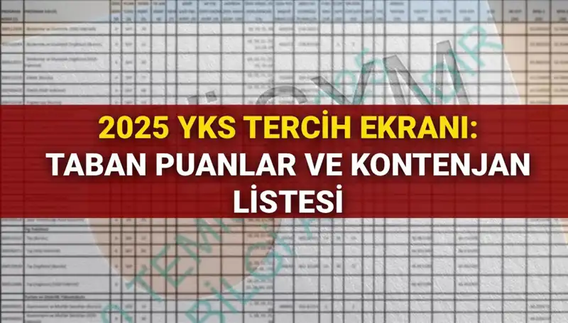 YKS Tercih Süreci Başladı: Üniversite Tercihleri ve Taban Puanlar Duyuruldu!