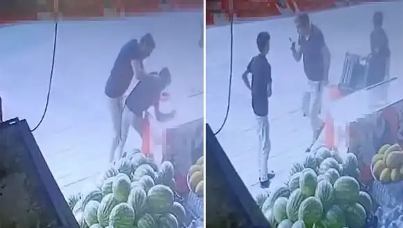 15 Yaşındaki Market Çırağına Bekçiden Şoke Eden Dayak Olayı!